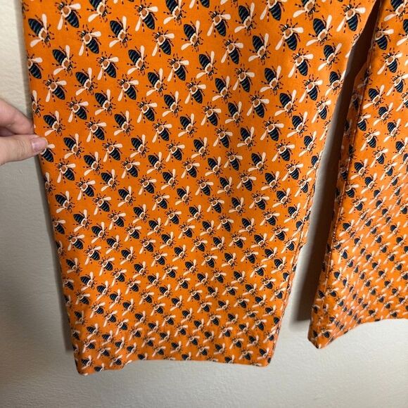 Anthropologie The Colette Size 16 Sarah Gordon Maeve Wide Leg Cropped Pants Bee - Picture 4 of 9